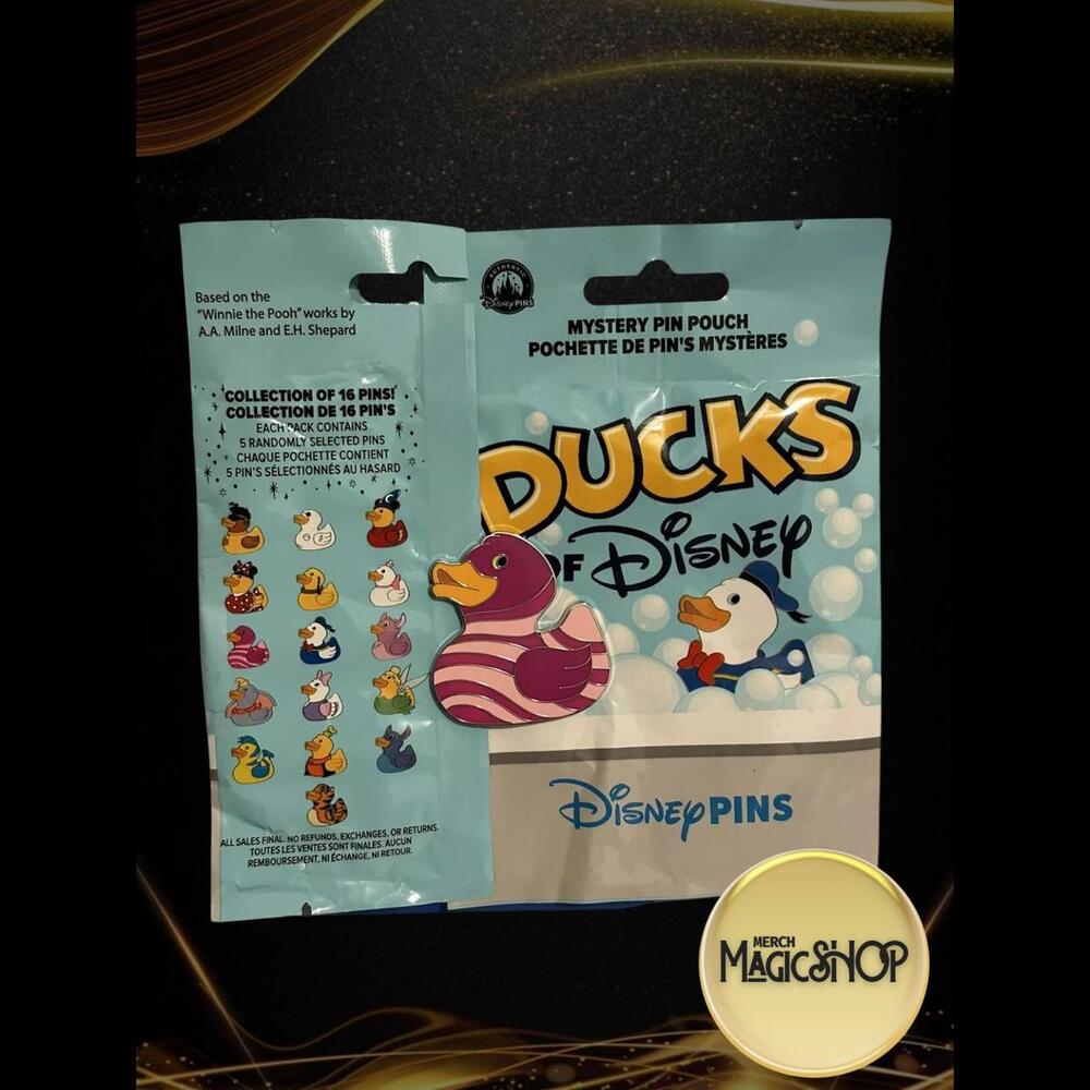 2025 Disney Parks Pin Ducks Of Disney Mystery Series Cheshire Cat ONLY